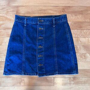 Levi's Denim Button Up Mini Skirt sz 28